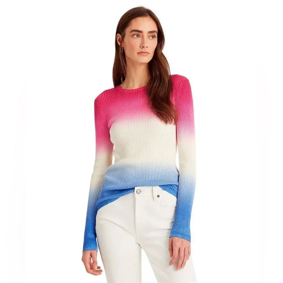 RALPH LAUREN BLACK LABEL
Dip-Dyed Ribbed Sweater SIZE SMALL - Picture 13 of 14